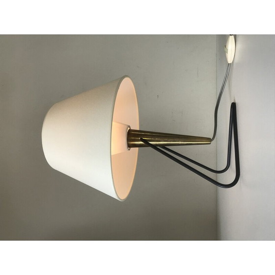 Image 1 of Vintage lamp van metaal en messing, jaren 1960