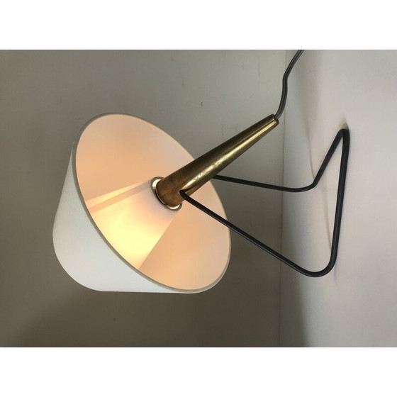 Image 1 of Vintage lamp van metaal en messing, jaren 1960