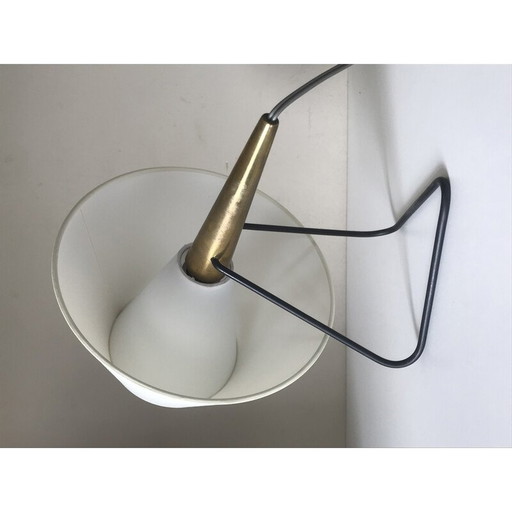 Vintage lamp van metaal en messing, jaren 1960