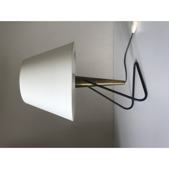 Image 1 of Vintage lamp van metaal en messing, jaren 1960
