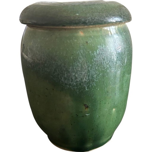 Vintage keramische afgedekte pot, 1960-1970