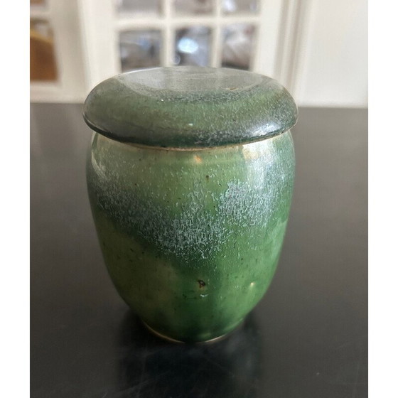 Image 1 of Vintage keramische afgedekte pot, 1960-1970