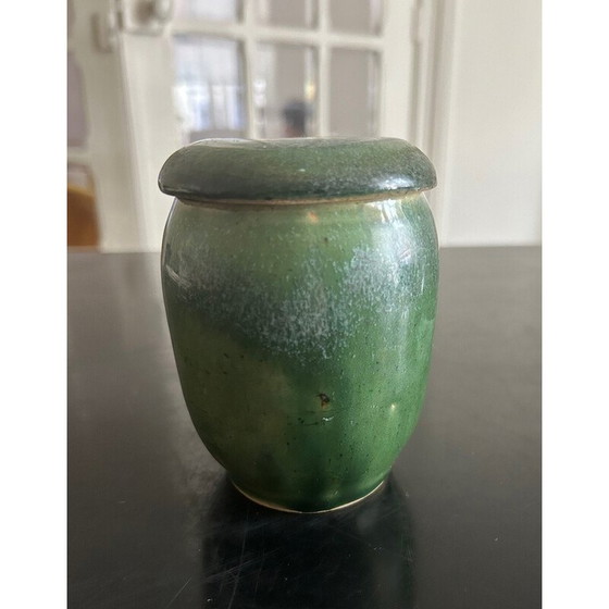 Image 1 of Vintage keramische afgedekte pot, 1960-1970