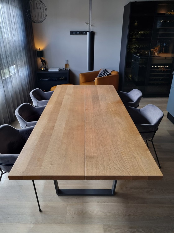 Image 1 of BoConcept massief eiken tafel