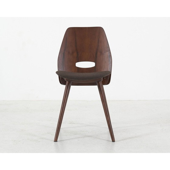 Image 1 of Set van 4 vintage stoelen van Frantisek Jirak voor Tatra Nábytok, Tsjechië 1960