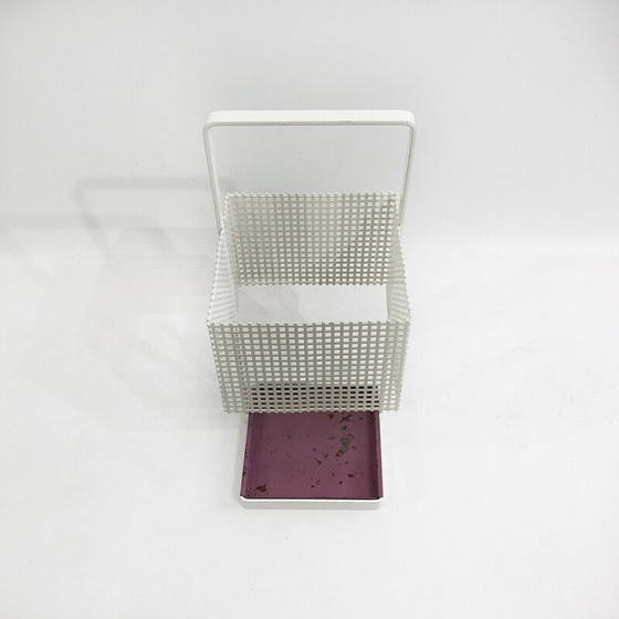 Image 1 of Modernistische vintage paraplubak van Josef Hoffmann voor Bieffeplast, jaren 1970