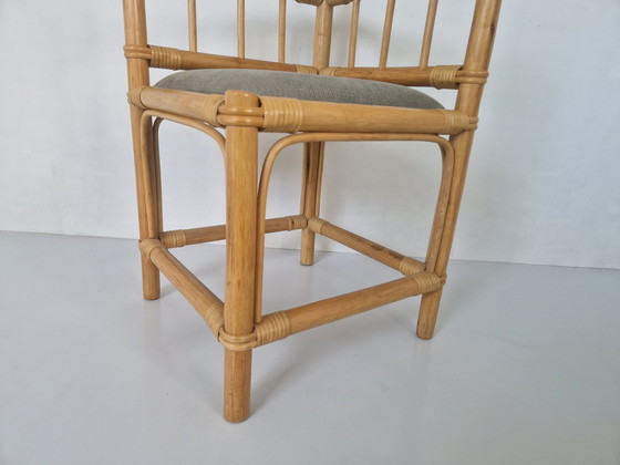 Image 1 of Hoekstoel bamboe boho stijl