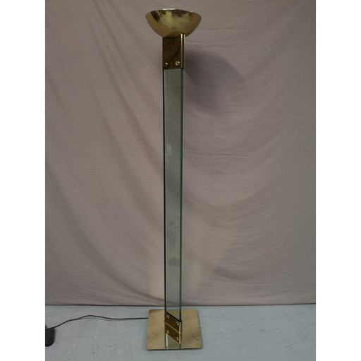 Vintage "laser uplighter" vloerlamp van Max Baguara voor Lamperti, 1970