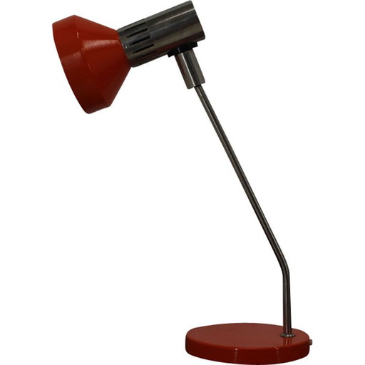 Mid Century oranje tafellamp, Gemany, jaren 1960