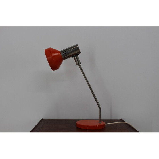 Image 1 of Mid Century oranje tafellamp, Gemany, jaren 1960