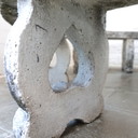 Vintage betonnen tuinset