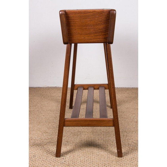 Image 1 of Vintage plantenbak van beukenhout en zink door Brdr Dalsaargd voor Illum Bolighus, Denemarken 1960