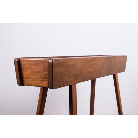 Image 1 of Vintage plantenbak van beukenhout en zink door Brdr Dalsaargd voor Illum Bolighus, Denemarken 1960