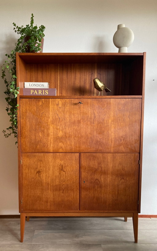 Retro vintage mid-century secretaire/highboard
