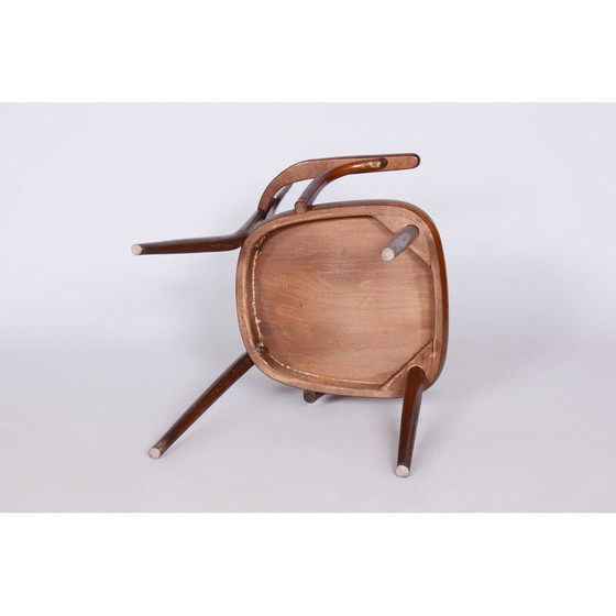 Image 1 of Vintage Art Deco beukenhouten stoel van Radomir Hofman voor Ton, Tsjecho-Slowakije 1940