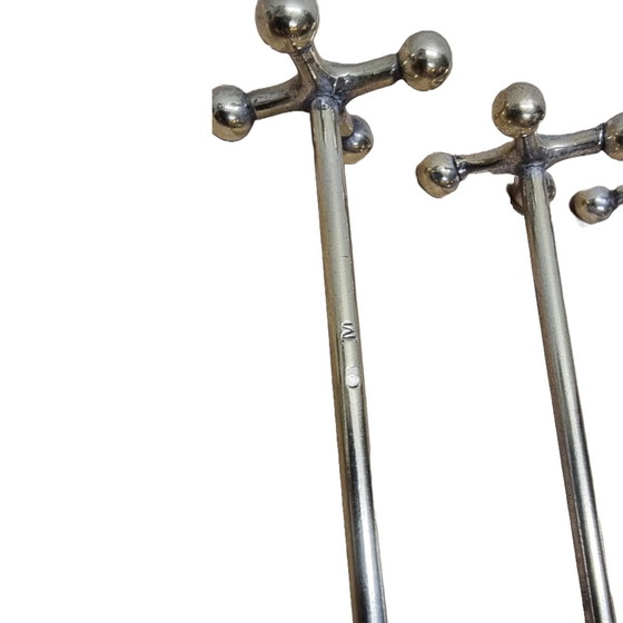 Image 1 of Art Deco Verzilverde Messenleggers Miele & Co