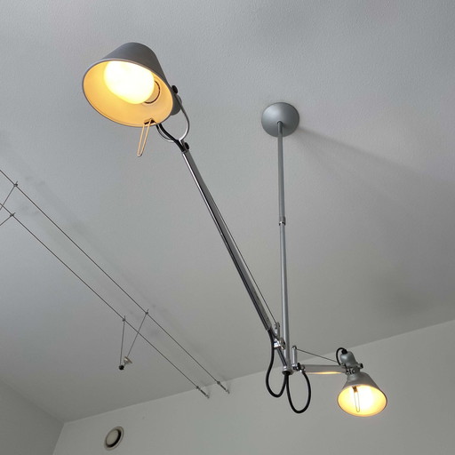 Artemide Tolomeo Due Bracci Sospensione Plafondlamp