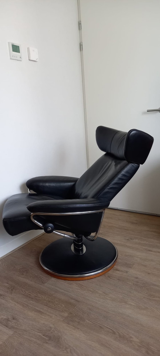 Image 1 of Jazz Elkhorn Relaxfauteuil En Hocker