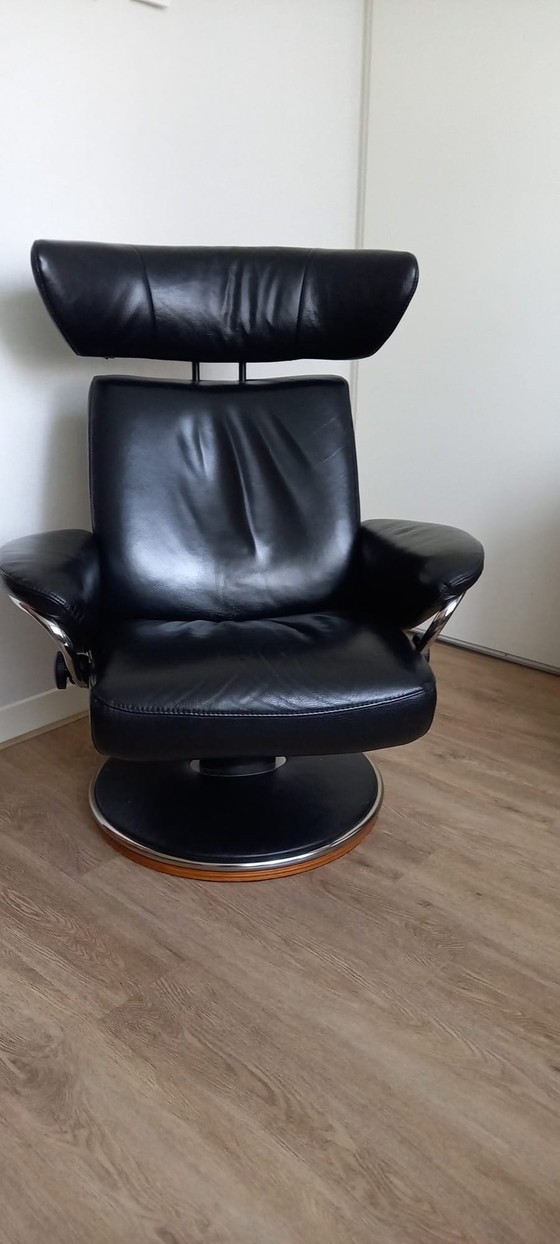 Image 1 of Jazz Elkhorn Relaxfauteuil En Hocker