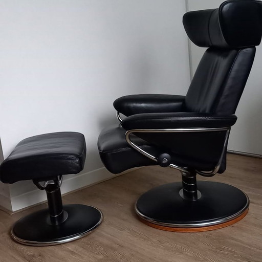 Jazz Elkhorn Relaxfauteuil En Hocker