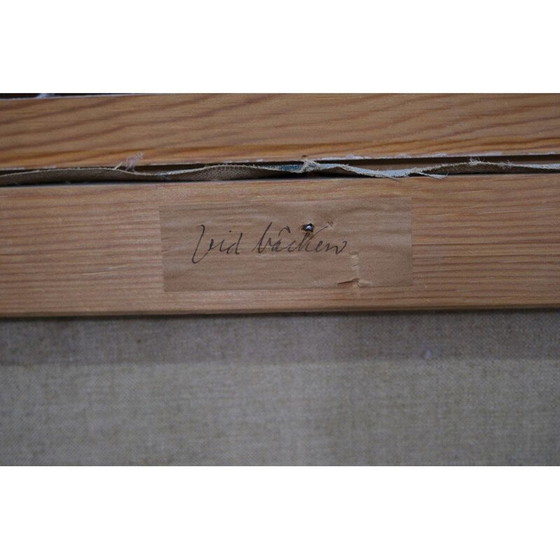 Image 1 of Vintage schilderij van Hjalmar Lundström, Zweden 1950.