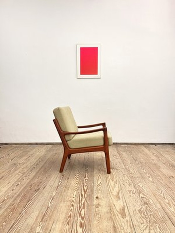 Image 1 of Fauteuil // Teakhouten fauteuil van Ole Wanscher voor France and Son, Denemarken, 1950