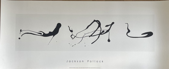 Image 1 of Jackson Pollock (1912-1956), Zeichnung in Tropftechnik, 1960, Copyright 2000 I. Pollock/SOFAM Belgique, Editions Pierre D'Harv