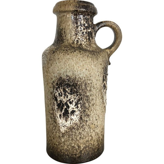 Image 1 of Vintage grote meerkleurige vaas Fat Lava, Scheurich 1970