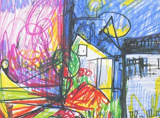 Image 1 of Landschap door Hans Hofmann