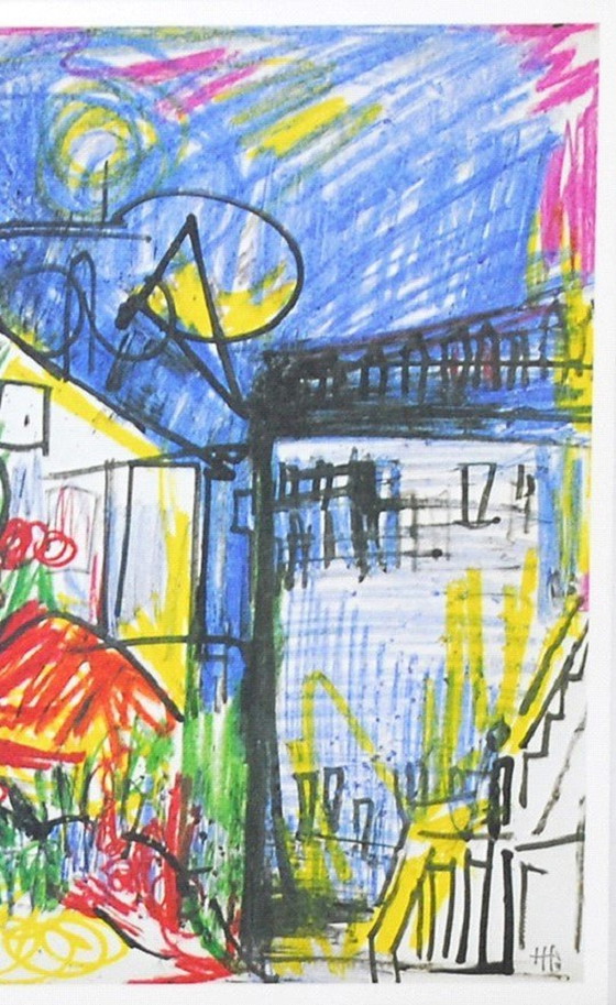 Image 1 of Landschap door Hans Hofmann