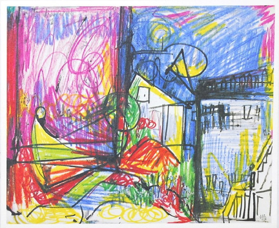 Image 1 of Landschap door Hans Hofmann