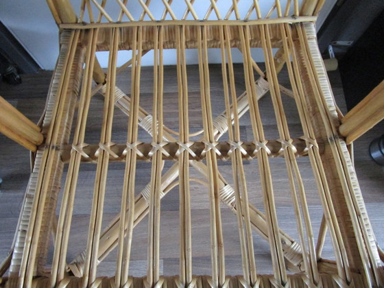 Image 1 of Nette Rotan Stoel Begin Jaren 70