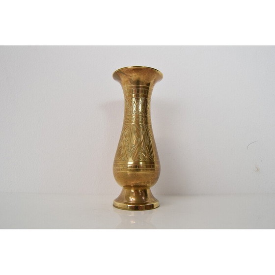 Image 1 of Vintage messing vaas, India 1960