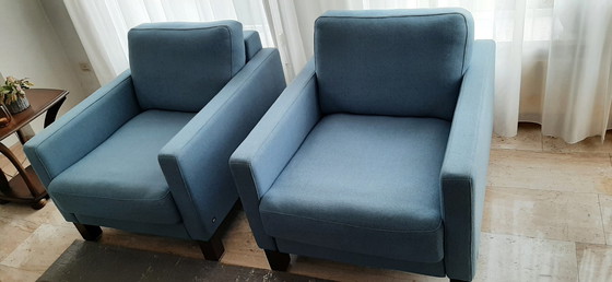 Image 1 of Rolf Benz bankstel met 2 fauteuils