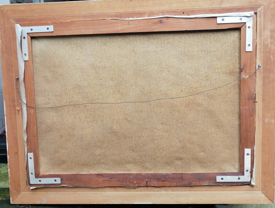 Image 1 of (Jeanne) Bieruma Oosting "" Oosterpark In De Winter ""Olieverf Op Doek