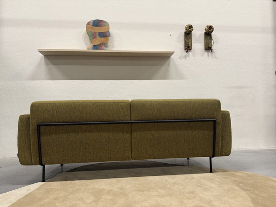 Image 1 of Harvink De Donk 3-Zit Bank Groen Mosterd Stof 206