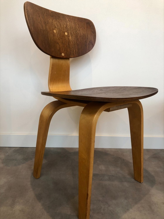 Image 1 of 2x Cees Braakman Pastoe SB02 stoelen