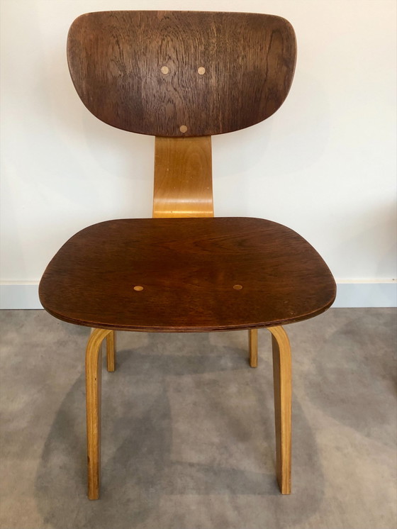 Image 1 of 2x Cees Braakman Pastoe SB02 stoelen