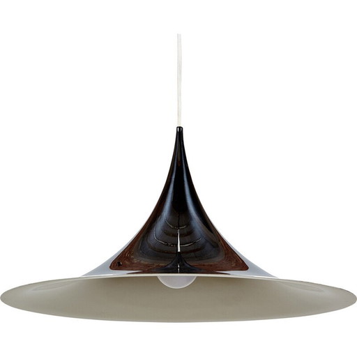 Vintage metalen hanglamp van Claus Bonderup en Torsten Thorup voor Lyfa, 1960