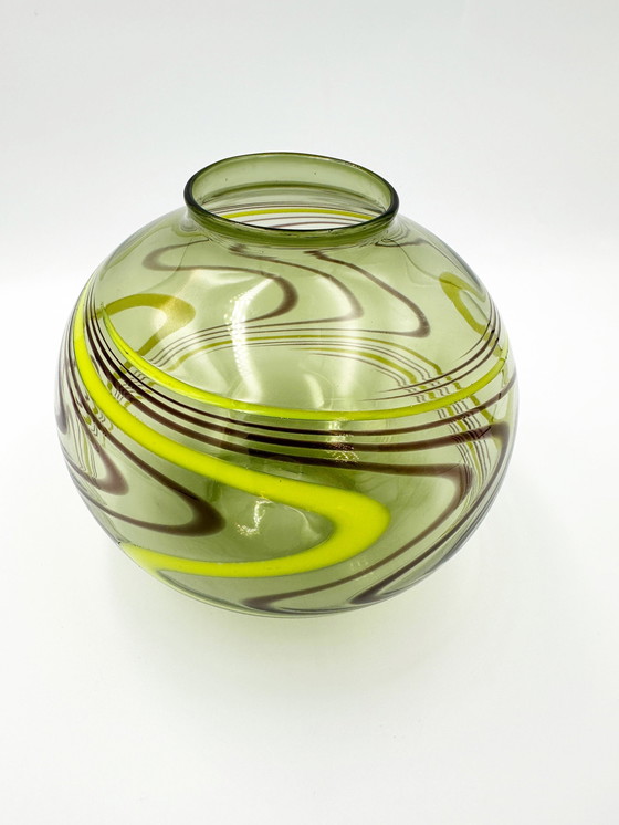 Image 1 of Set Van 3 X Lauscha Vazen Kogeldraad Glas