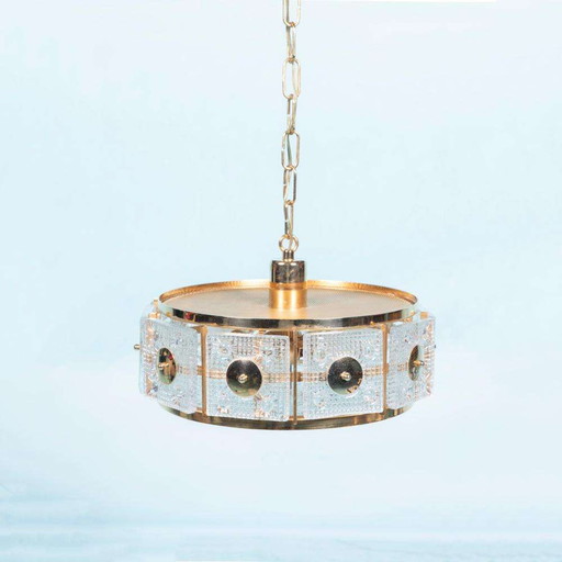 Vintage Design hanglamp Orrefors Sweden, Carl Fagerlund