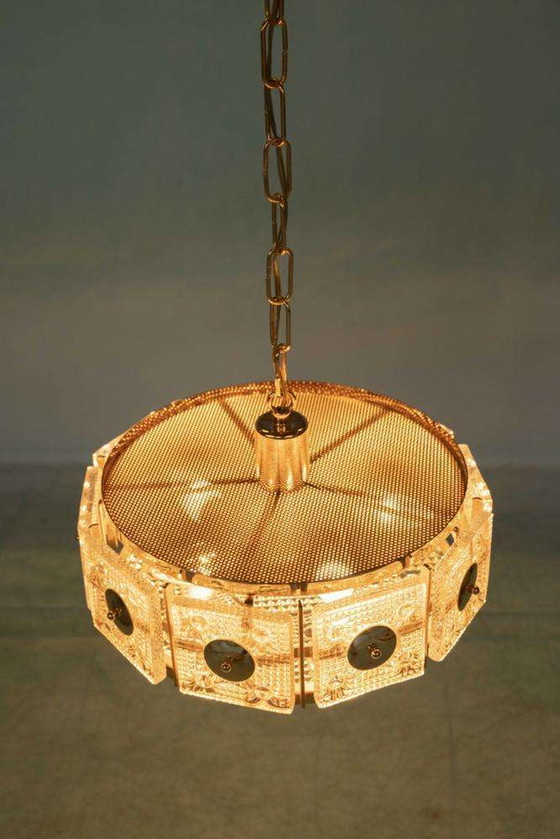 Image 1 of Vintage Design hanglamp Orrefors Sweden, Carl Fagerlund