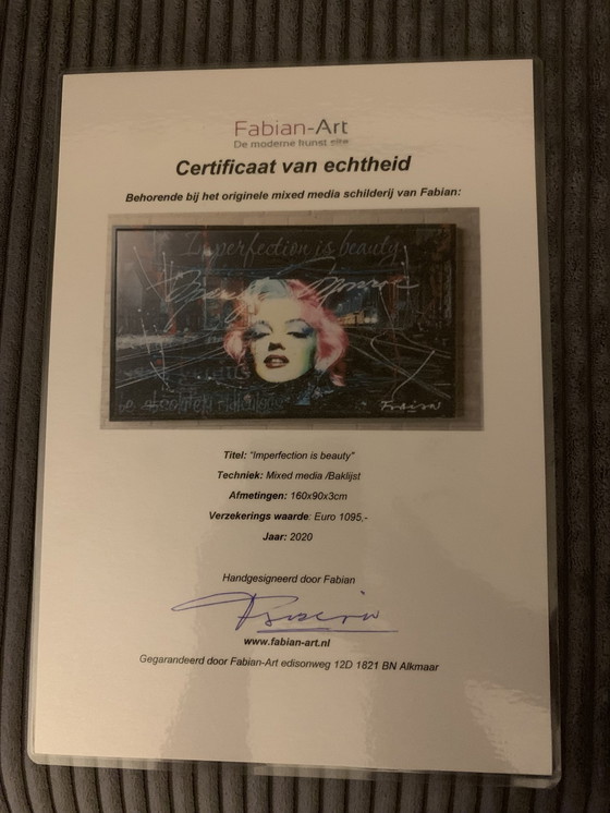 Image 1 of Fabian - Mixed Media Gecertificeerd Schilderij