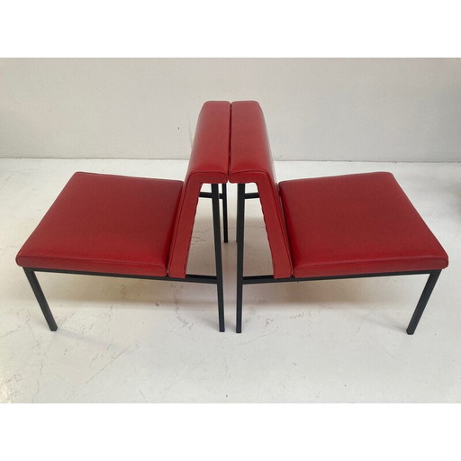 Paar vintage fauteuils voor Asko, Finland 1960