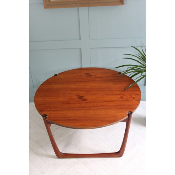 Image 1 of Mid century teakhouten salontafel voor Frankrijk en Zoon, 1960