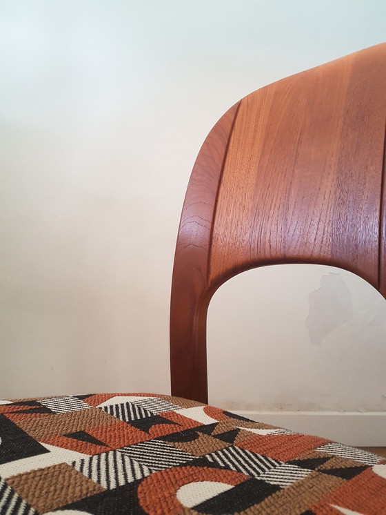 Image 1 of 4x vintage Deense design stoelen van Holsterbro