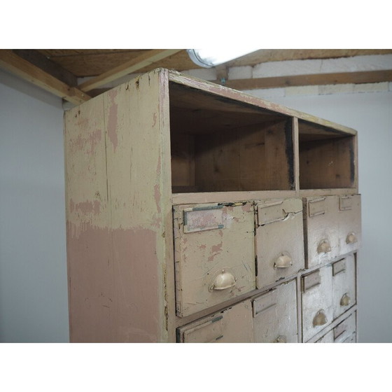 Image 1 of Vintage houten ladekast, jaren 1930