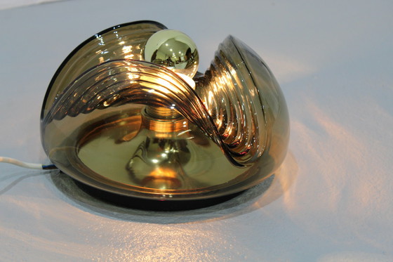 Image 1 of Vintage design wandlamp, plafondlamp Peill & Putzler Wave - space age 