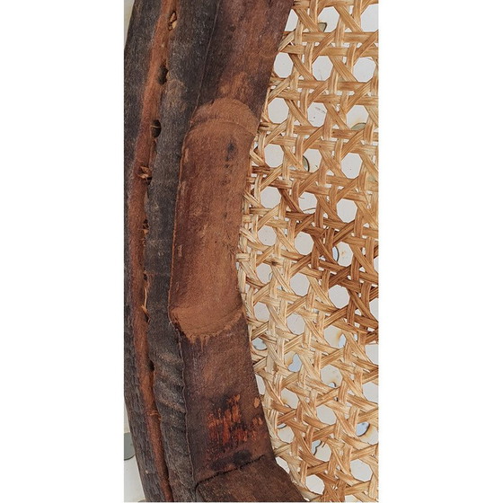 Image 1 of Vintage stoel van gebogen hout en riet door Michael Thonet, 1904