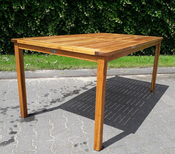 Image 1 of Sunyard Liverpool teak tuintafel 160x90x75(h)cm, demontabel